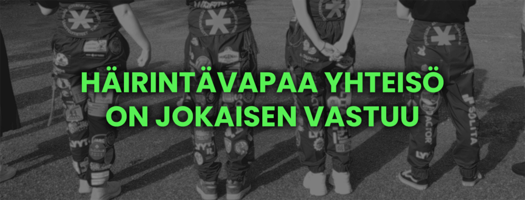 Häirintävapaa yhteisö on jokaisen vastuu