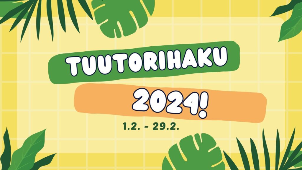 Tuutorihaku 2024